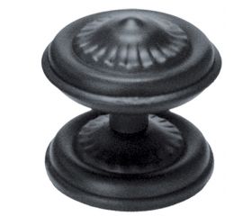 POMO PUERTA 80mm HIERRO FORJADO NEGRO