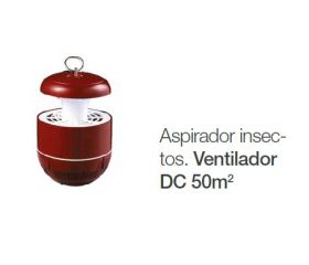 ASPIRADOR INSECTOS VENTILADOR DC 50M2