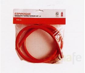 KIT MANGUERA BUTANO 1,5M+2 ABRAZADERAS