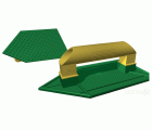 TALOCHA PUNTA PLASTICO 265X140mm