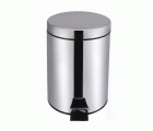 PAPELERA C/PEDAL 5L A/INOX 170X255mm