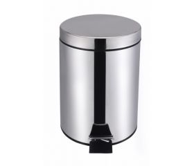 PAPELERA C/PEDAL 5L A/INOX 170X255mm