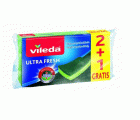ESTROPAJO ULTRA FRESH 2+1 ANTIBACTERIAS VILEDA