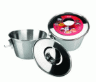 FLANERO REPOSTERIA LISO 18CM C/TAPA INOX IBILI
