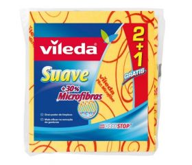 PAQ 3 BAYETA 200X210 MULTISUAVE AMARILLA VILEDA