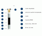 LATIGUILLO M-H 3/8"-3/8" 50CM 110º