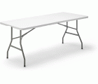 MESA PLEGABLE MULTIFUNCIONAL BLANCA 180X74X74cm