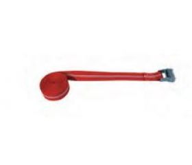 AMARRE TRANSP 2M HEBILLA SIN FIN 25mm 500Kg ROJO
