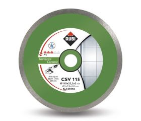 DISCO DIAMANTE PORCELANATO CSV 115mm PRO RUBI