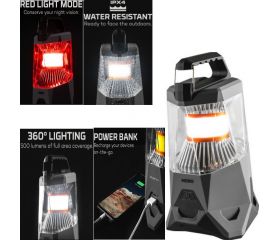 LAMPARA LED RECARGABLE 500Lm 360º GALILEO