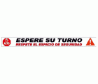 BANDA ADHES ANTID 100X1000mm "ESPERE SU TURNO"
