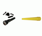 LINTERNA LED BASIC RECAR 12/220V 3W+CONO AMARILO