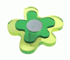 POMO METACRILATO VERDE CROMO MATE