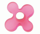 POMO FLOR ABS MAGENTA CROMO MATE