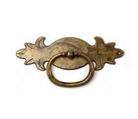 ANILLA HORIZONTAL 115mm BRONCE ENVEJECIDO