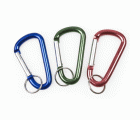 MOSQUETON ANILLA ALUMINIO 60mm COLORES