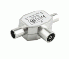 CONECTOR ANTENA METALICO FORMA T 1H-2M