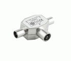 CONECTOR ANTENA METALICO FORMA T 1M-2H