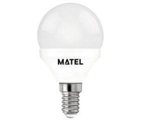 LAMPARA LED ESFERICA E14 5W CALIDA