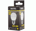 LAMPARA LED ESFERICA E27 5W CALIDA