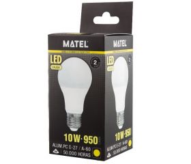 BOMBILLA LED STANDARD E27 10w CALIDA