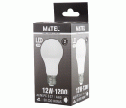 BOMBILLA LED STANDARD ALUM.PC E27 12w FRIA