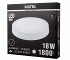 DOWNLIGHT LED SUPERFICIE REDONDO BL 18W FRIA