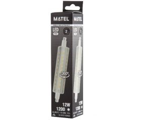 BOMBILLA LED LINEAL 360º 22X118 12w FRIA