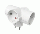 LADRON 4 TOMAS 10/16A 4,80mm BLANCO