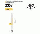 LAMPARA LINEAL LED 360º 15X78mm 5W FRIA