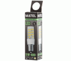 BOMBILLA LED TUBULAR E14 5w 360º NEUTRA