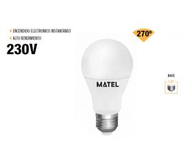 BOMBILLA LED STANDARD E27 15w FRIA