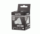 BOMBILLA LED DICROICA 120º GU10 8w FRIA