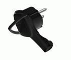 CLAVIJA ACODADA TRANSMUEBLE NEGRA 10-16A ONLEX