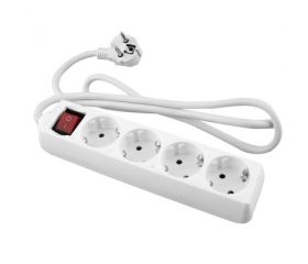 BASE MULTIPLE 4T C/CABLE 5M INTER BLANCA