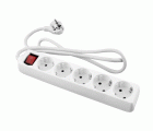 BASE MULTIPLE 5T C/CABLE 5M INTER BLANCA