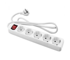 BASE MULTIPLE 5T C/CABLE 5M INTER BLANCA