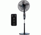 VENTILADOR PIE C/MANDO DIST NEGRO 60w 40cm EDM