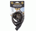 CANDADO ESPIRAL PARA BICICLETA 120cm NEGRO