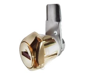 CERRADURA BUZON PRES RECTA DORADA BTV