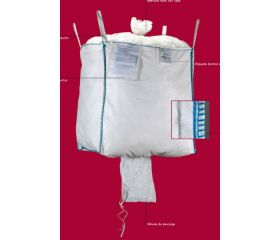 SACO DE ESCOMBRO 1M3 CON VALVULA DESCARGA