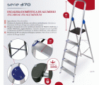 ESCALERA DOMESTICA ALUMINIO 3 PELD S300N