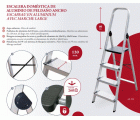 ESCALERA ALUMINIO 3 PELD ANCHO 12CM EN131