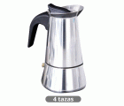 CAFETERA INDUCCION 4 TAZAS A/INOX SEMBE