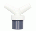 CONEXION PVC CON DOS TOMAS ELECTRODOMESTICOS