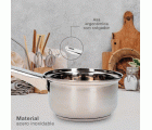 CAZO ACERO INOX 20cm