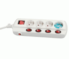 BASE MULTIPLE 4T+MULTI-INTERR 1,50M BLANCO
