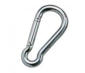 MOSQUETON BOMBERO 4mm GALVANIZADO