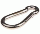 MOSQUETON SEGURIDAD MUELLE A/INOX 4mm