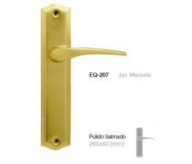JGO MANIVELAS C/PLACA PULIDO SATINADO